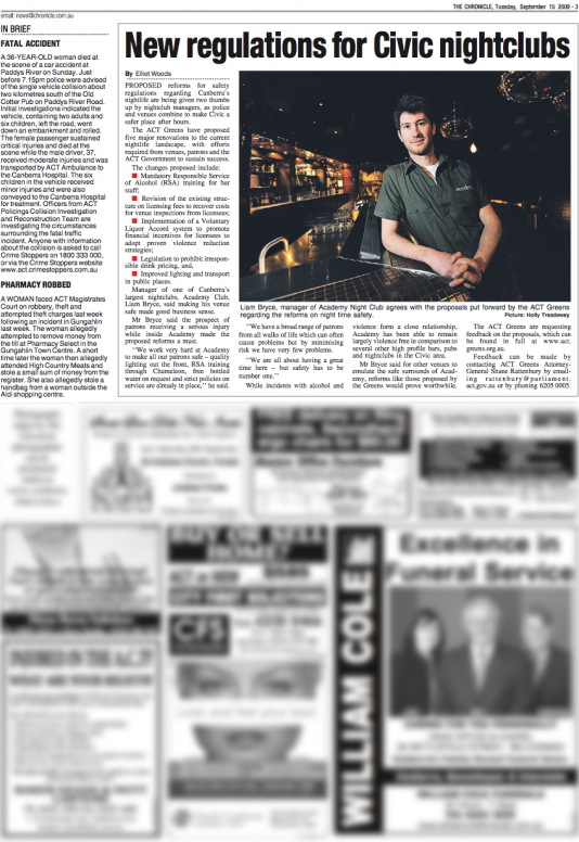 The (Canberra) Chronicle